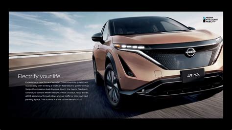 nissan ariya evolve brochure