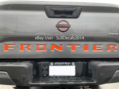 nissan frontier tailgate decals