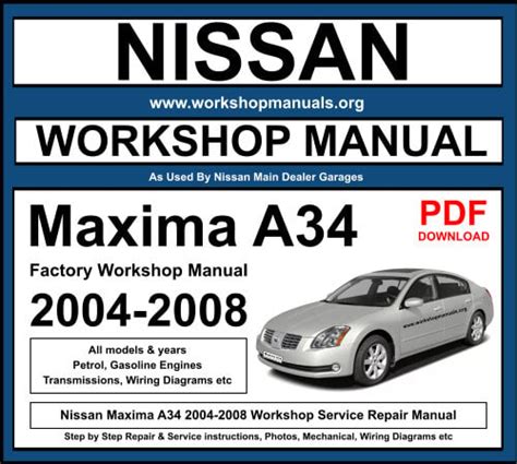 nissan maxima repair manual pdf