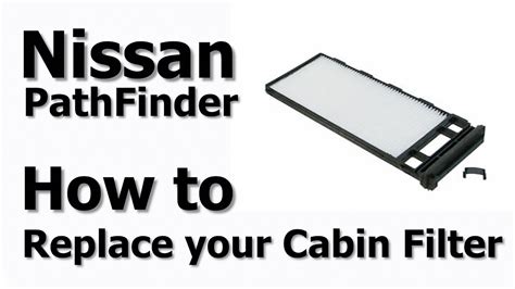 nissan pathfinder 2015 cabin filter change