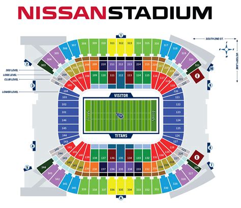nissan stadium interactive seating chart