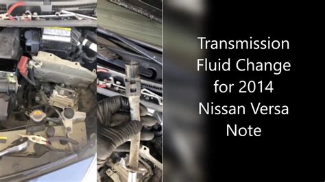 nissan versa transmission oil change