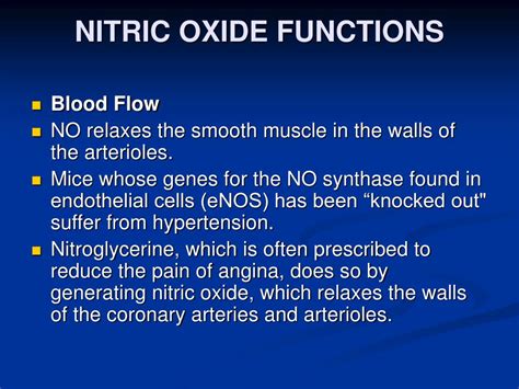 Nitric Oxide In Kidney Function