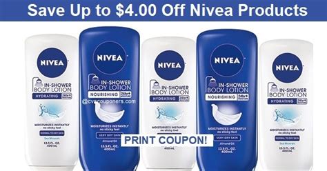 Nivea Lotion Printable Coupons