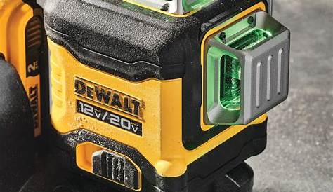DeWALT DCLE34030G Niveau laser vert automatique 3 lignes