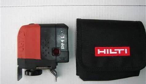 HILTI PM 24 Laser Level With Carrying Case eBay