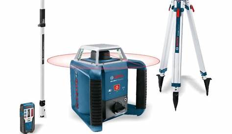 Laser rotatif Bosch GRL 400 H + trépied + mire Pack