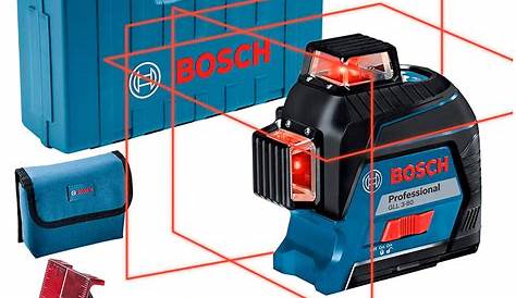 Nivel A Laser Bosch 360 º Linhas Cruzadas Com Maleta Gll 2 20 R