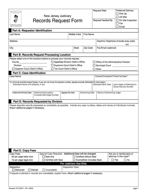 nj judiciary request form