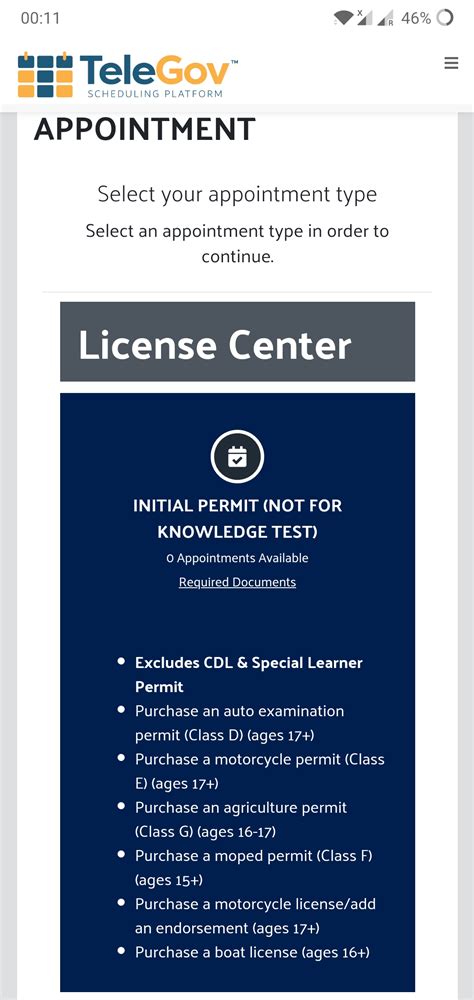 nj permit appointment