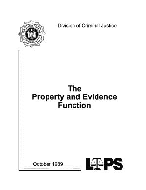 nj property and evidence