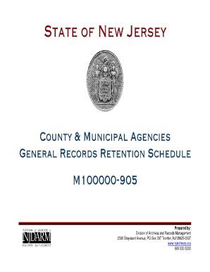Nj Record Retention