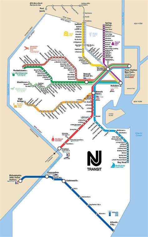 nj transit main line map