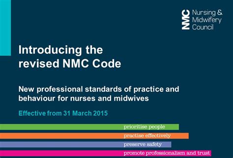 nmc code of conduct list