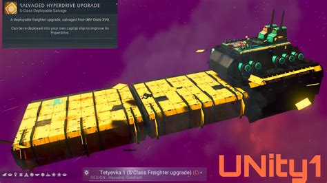 nms upgrading freighter class