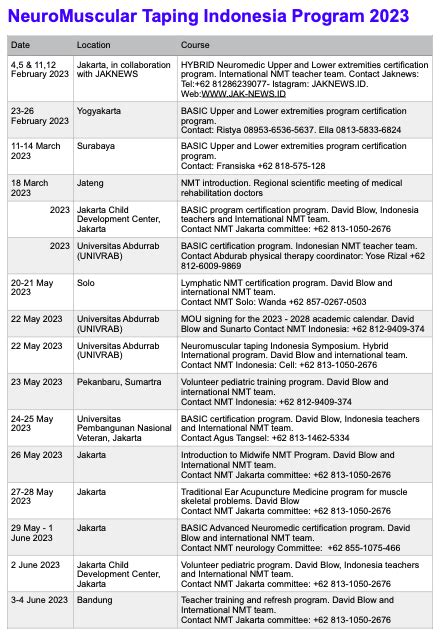 nmt 2023 class schedule