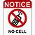 no cell phone sign printable