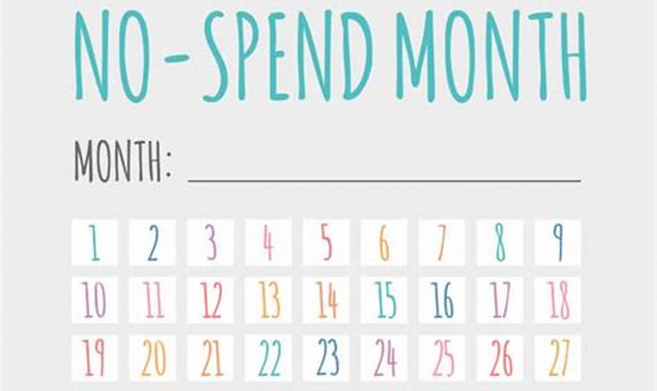 Unlock Financial Freedom with a No-Spend Month