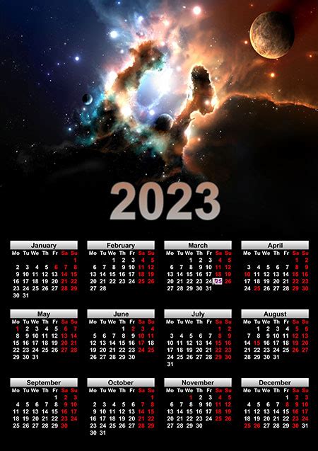 no 2023 calendar maker