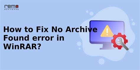 no archive found error