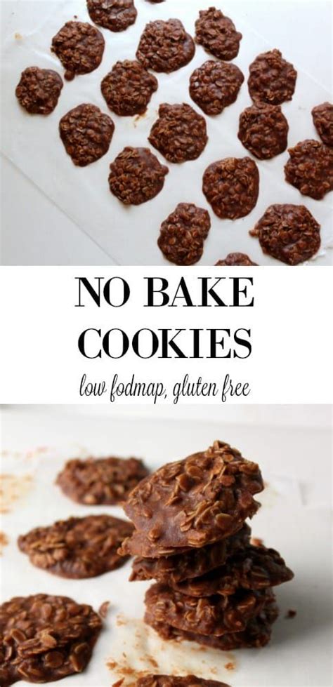 No Bake Cookies Low Fodmap