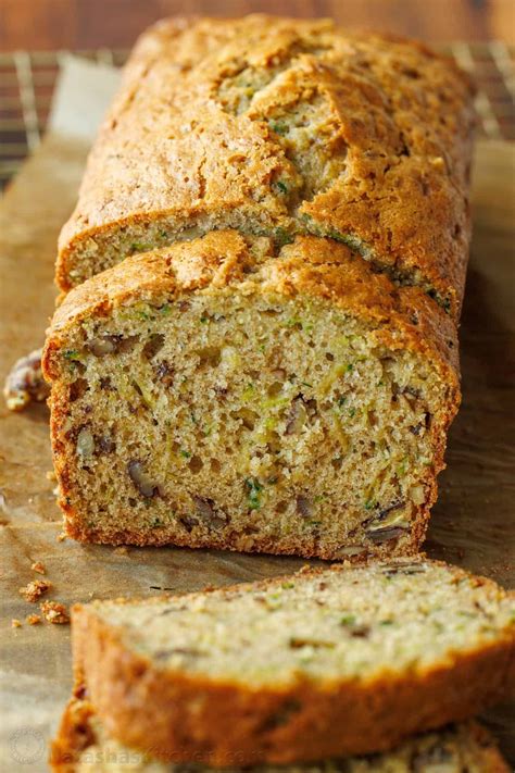 No Cinnamon Zucchini Bread