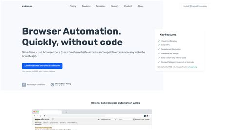 no code browser automation