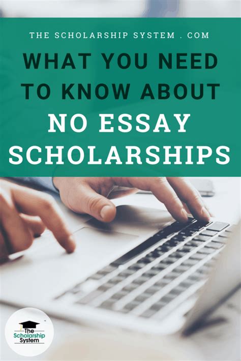 no essay scholarships