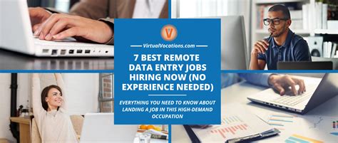 no experience remote data entry jobs