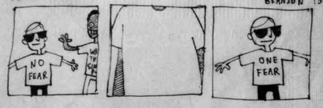 No Fear One Fear Blank