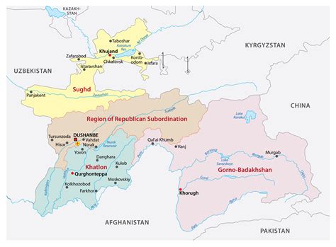 no of district of tajikistan
