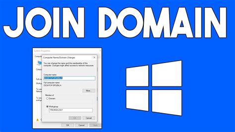 no option to join domain windows 10