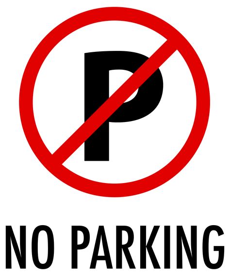 no parking signs