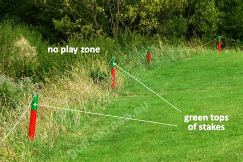 no play zone in golf