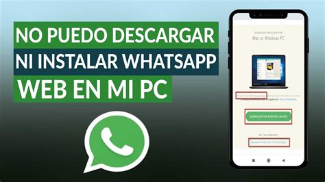 no puedo instalar whatsapp