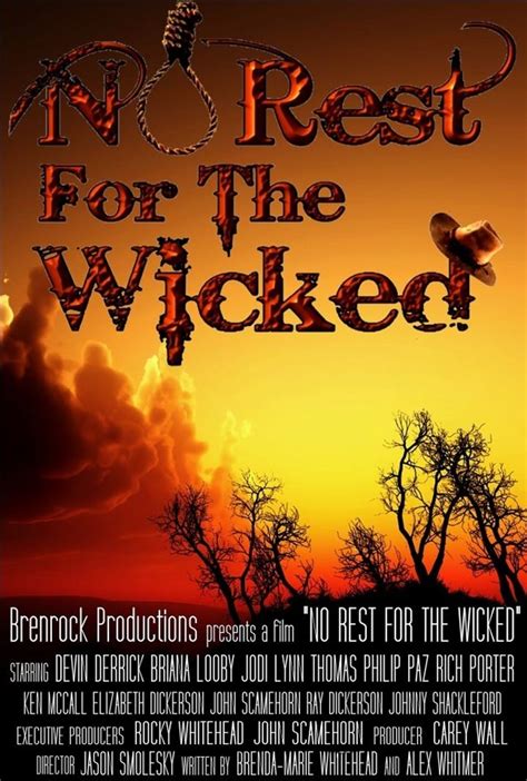 no rest for the wicked poster