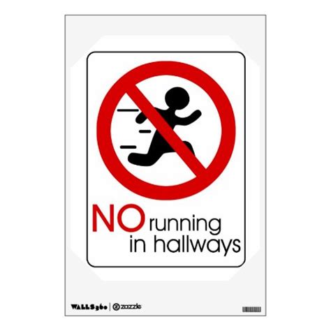 no running in the hallways