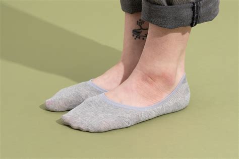 No Show Socks With High Back