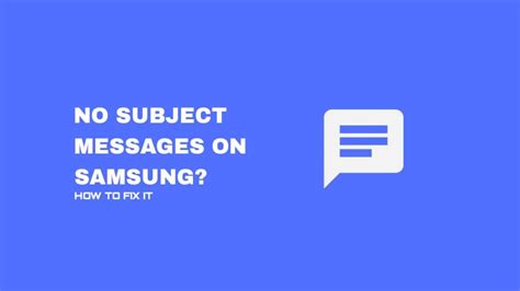 no subject messages android