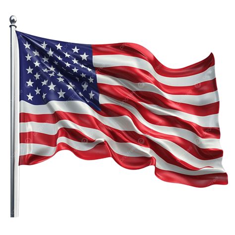 No Wrap American Flag
