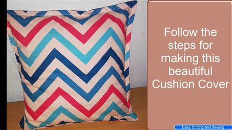 No Zip Cushion Cover Pattern
