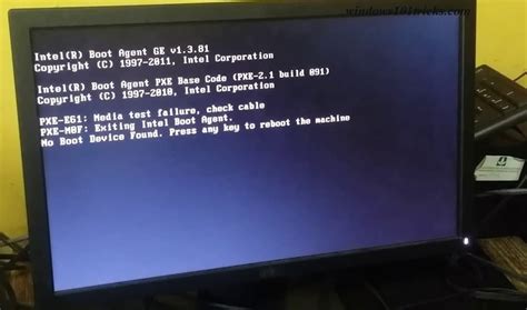 How to Fix No Bootable Device Found Error on Windows 10/11