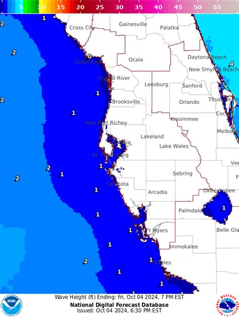 noaa marine weather forecast tampa bay