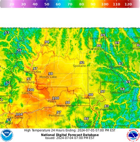 noaa weather forecast spokane