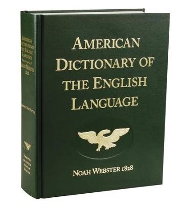 noah webster american dictionary