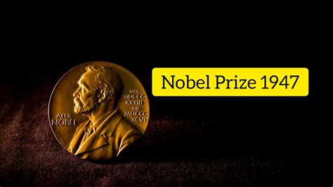 nobel peace prize 1947