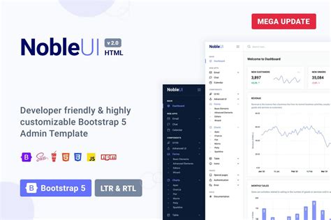 nobleui html bootstrap 5 admin dashboard template