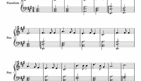 Noche de Paz Sheet music for Piano (Solo) Easy | Musescore.com