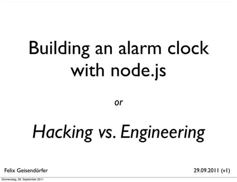 Node Js Clock Example