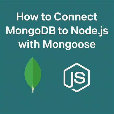 node js connect to mongodb using mongoose example
